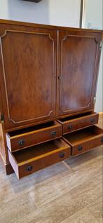 Ouderwetse houten kast met 4 lades, Ophalen of Verzenden