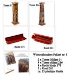 Partij wierook houders Nr : 1  Weg is Pech, Overige materialen, Info@abcwinkel.nl, Bruin, Nieuw