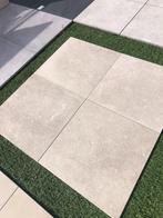 keramische terrastegels lichte kleuren sand beige 60x60x2, Ophalen, Keramiek, Nieuw, 10 m² of meer