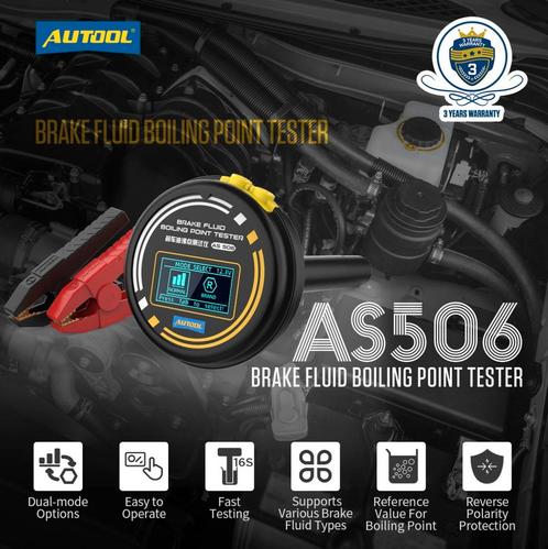 AUTOOL AS506 Remvloeistoftester 12/24V, Auto diversen, Onderhoudsmiddelen, Ophalen of Verzenden