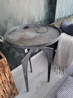 Metalen bijzettafel Loods 5, Huis en Inrichting, Tafels | Eettafels, Ophalen, Gebruikt, 50 tot 100 cm, Rond