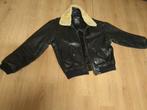 Supergaaf vintage leren piloten jack!, Zwart, Maat 56/58 (XL), Ophalen of Verzenden, Capsize