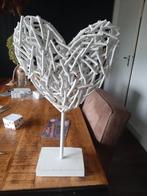 Mooi rieten hart h 58 cm en meer 7.50 pst, Huis en Inrichting, Ophalen, Zo goed als nieuw