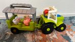 Pisher-price traktor met kar, Ophalen of Verzenden, Zo goed als nieuw, Speelset