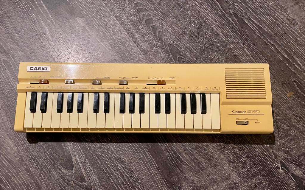 Casio MT-30 vintage keyboard 1980, Ophalen of Verzenden, Gebruikt, Overige aantallen, Casio