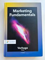 Bronis Verhage - Marketing Fundamentals, Boeken, Nieuw, Ophalen of Verzenden, Bronis Verhage; Marjolein Visser, Economie en Marketing