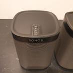 2x Sonos Play 1 speakers, zwart, Audio, Tv en Foto, Luidsprekers, Ophalen of Verzenden, Zo goed als nieuw, Sonos, Minder dan 60 watt