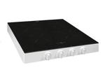 Nieuwe Witte Etna inductiekookplaat KIV254KWIT draaiknoppen, Witgoed en Apparatuur, Kookplaten, Nieuw, Inductie, Vrijstaand, 4 kookzones