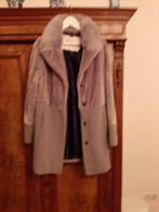 Giacomo grijze fur jas M, Maat 38/40 (M), Ophalen of Verzenden, Zo goed als nieuw, Grijs