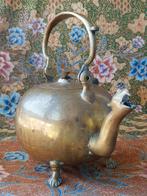 Mooie zware antieke Oosterse theepot van brons 26 cm., Ophalen of Verzenden, Brons