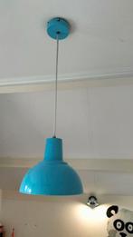 Twee blauwe lampen, Huis en Inrichting, Ophalen of Verzenden, Gebruikt, Minder dan 50 cm