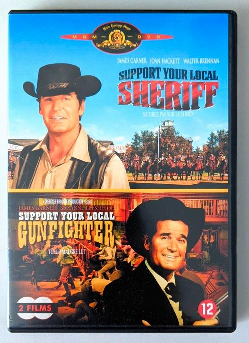 Support Your Local Sheriff + Support Your Local Gunfighter, Cd's en Dvd's, Dvd's | Klassiekers, Gebruikt, Actie en Avontuur, 1960 tot 1980