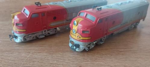 2 delige Märklin USA Santa Fe treinset artnr 3060+4060, Hobby en Vrije tijd, Modeltreinen | H0, Zo goed als nieuw, Treinset, Wisselstroom
