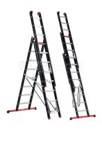 Altrex 3 delige reform ladder, Doe-het-zelf en Verbouw, Ladders en Trappen, Ophalen, Altrex, Zo goed als nieuw, 4 meter of meer