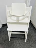 Witte Stokke Tripp Trapp stoel met baby set, Kinderen en Baby's, Kinderstoelen, Gebruikt, Stoelverkleiner, Meegroeistoel, Ophalen