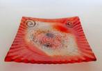 Glaskunst schaal art glass Griekenland kunstobject, Ophalen of Verzenden