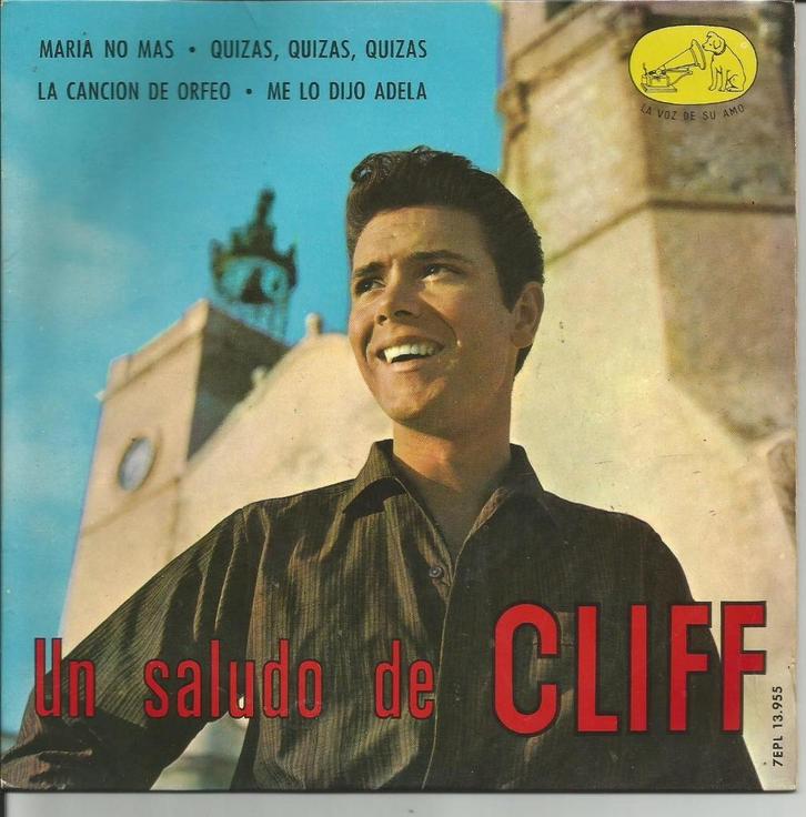 Cliff Richard - Un saludo de Cliff - EP -   1963 -, Cd's en Dvd's, Vinyl Singles, Gebruikt, EP, Pop, 7 inch, Verzenden