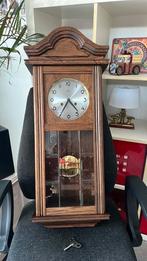 Donker Eiken Wandklok Merk: Jeka., Antiek en Kunst, Antiek | Klokken, Ophalen