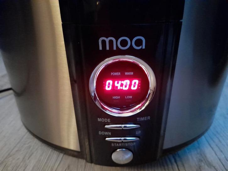 MOA Slowcooker met Timer - model MOA SC65D, Witgoed en Apparatuur, Slowcookers, Gebruikt, Timer, Ophalen of Verzenden