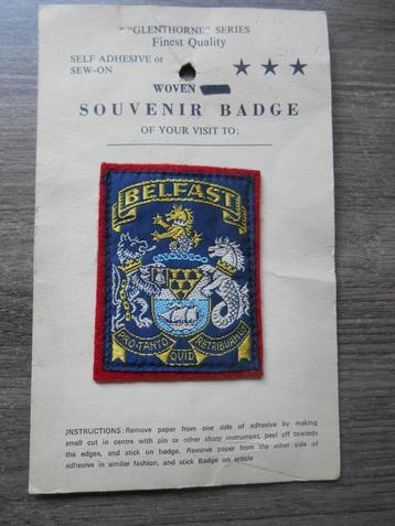Souvenir embleem Belfast Noord - Ierland beschikbaar voor biedingen