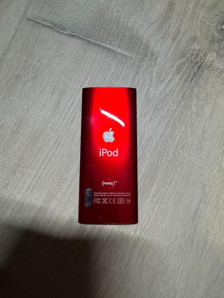 Ipod nano 5 gen 16GB Rood Nieuwe batterij, Audio, Tv en Foto, Mp3-spelers | Apple iPod, Refurbished, Nano, 10 tot 20 GB, Overige kleuren