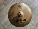 Sabian Pro 15" crash, Muziek en Instrumenten, Gebruikt, Ophalen of Verzenden, Drums of Percussie