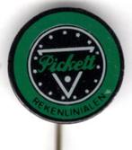 PICKETT rekenlinialen blik speldje ( K_187 ), Verzamelen, Verzenden, Zo goed als nieuw, Merk, Speldje of Pin