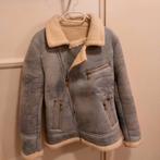 Blauwe Jas met Bontkraag - Stijlvol en Warm maat L, Kleding | Heren, Jassen | Winter, Ophalen of Verzenden, Zo goed als nieuw