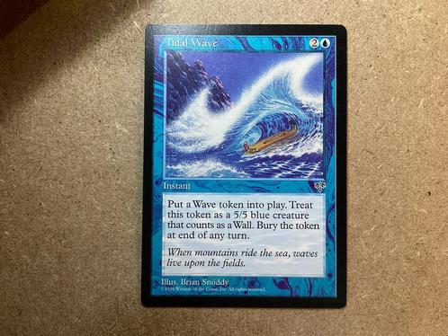 1x Tidal Wave (Near Mint), Hobby en Vrije tijd, Verzamelkaartspellen | Magic the Gathering, Zo goed als nieuw, Losse kaart, Ophalen of Verzenden