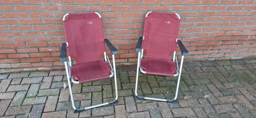 2 Kinder Campingstoelen - Lichtgewicht & Inklapbaar, Caravans en Kamperen, Kampeermeubelen, Ophalen, Gebruikt, Campingstoel