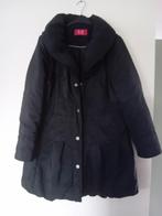 Mooie heerlijke warme zwarte half lange jas, Ophalen of Verzenden, Zo goed als nieuw, Maat 46/48 (XL) of groter