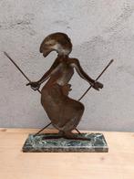 Art Deco Bronzen Beeld van Danseres Johannes Bosma, Antiek en Kunst, Ophalen of Verzenden