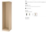 Ikea Pax kast beuken 50x58x201cm + 2 Lades 75x58 cm, 50 tot 100 cm, Nieuw, 50 tot 75 cm, 200 cm of meer