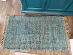 Vloerkleed vilt en sisal turquoise, Ophalen of Verzenden, Zo goed als nieuw, Rechthoekig, 200 cm of meer