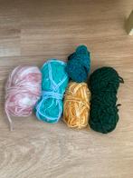 Diversen bollen wol katoen assorti, Hobby en Vrije tijd, Breien en Haken, Ophalen of Verzenden, Zo goed als nieuw