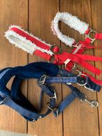 2 halsters: rood=full en blauw=cob, Ophalen of Verzenden, Gebruikt, Overige soorten