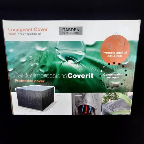 Garden impressions coverit loungeset beschermhoes 170x100x60, Tuin en Terras, Tuinmeubel-accessoires, Nieuw, Ophalen of Verzenden