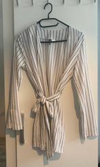 Luchtige kimono vest wit met zwarte strepen, H&M, Wit, Ophalen of Verzenden, Zo goed als nieuw