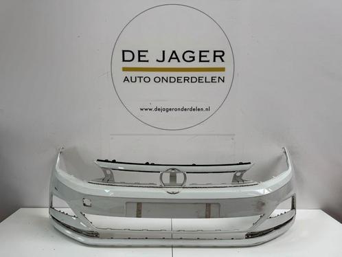 VW POLO 2G VOORBUMPER BUMPER 2G0807221 ZONDER PDC 2018-, Auto-onderdelen, Carrosserie en Plaatwerk, Bumper, Volkswagen, Voor, Gebruikt