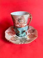 Versailles Kop en Schotel Groen/Goud, Ophalen of Verzenden