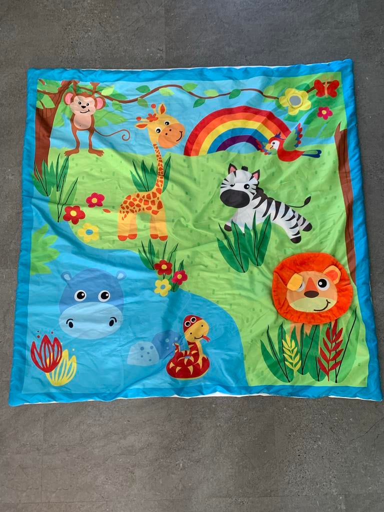 Speelkleed Jungle Dieren 95x95 cm, Ophalen of Verzenden, Gebruikt