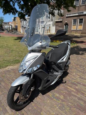 Kymco Agility 16+ brom zilver grijs 2017 4t 45km windscherm beschikbaar voor biedingen