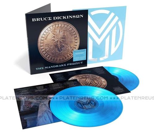 Bruce Dickinson – Mandrake Project * Nieuw * 2 LP Blauw, Cd's en Dvd's, Vinyl | Hardrock en Metal, Nieuw in verpakking, Ophalen of Verzenden