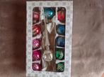 Kerstballen en piek, vintage, in doos, Diversen, Kerst, Verzenden, Nieuw