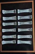 12 Vintage Glazen Messenleggers, Antiek en Kunst, Ophalen of Verzenden