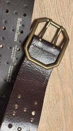Marlboro Classics Vintage Riem - Bruin Leder - 98cm, Kleding | Heren, Riemen en Ceinturen, 95 tot 105 cm, Bruin, Echt leder, Ophalen of Verzenden