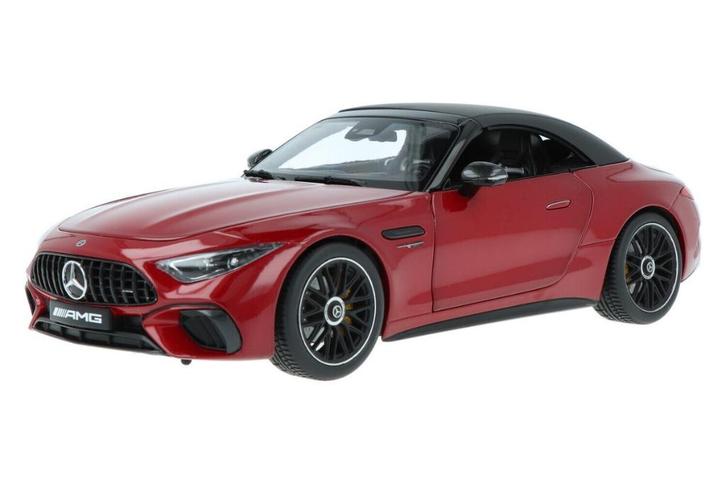 Mercedes AMG SL63 4Matic+ Patagonia Red Metall ISCALE 1:18, Hobby en Vrije tijd, Modelauto's | 1:18, Nieuw, Auto, Overige merken