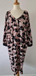 NORAH zwart/roze tuniek mt 44 maar valt groter 48-50!, Norah, Zo goed als nieuw, Blouse of Tuniek, Zwart