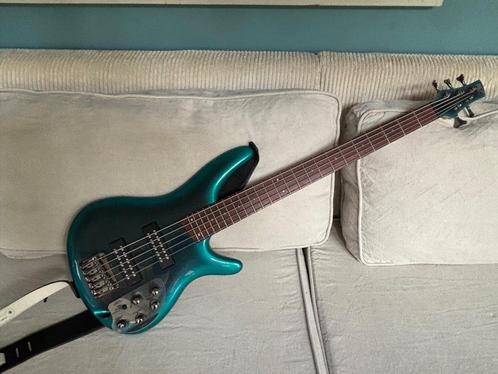 IBANEZ SR305ECUB 5-SNARIGE BASGITAAR CERULEAN AURA BURST, Muziek en Instrumenten, Snaarinstrumenten | Gitaren | Bas, Zo goed als nieuw