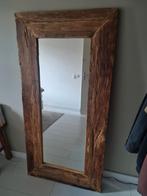 Robuuste houten spiegel in perfecte staat., Huis en Inrichting, Ophalen of Verzenden, Zo goed als nieuw, 75 tot 100 cm, 150 tot 200 cm
